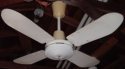 Deluxe Electric MFG.CO. 36 Inch Four Metal Blade Ceiling Fan