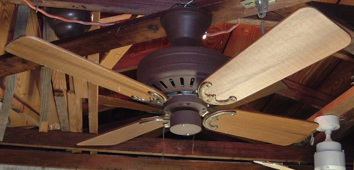 Fasco Charleston Ceiling Fan Model 438 Dark Brown