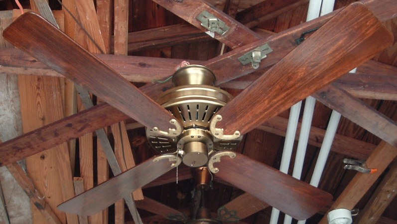 Fasco Charleston Ceiling Fan Model 452 Antique Brass