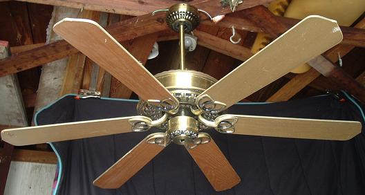... ceiling fan has a three speed pull chain and a forward reverse switch