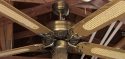Moss Heirloom Deluxe Antique Brass Ceiling Fan (Version 2)