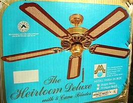 Moss Heirloom Deluxe Five Blade Ceiling Fan