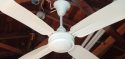 Safer Blue Cross 48 Inch 4 Metal Blade White Ceiling Fan