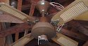 36 Inch Dark Brown Ceiling Fan