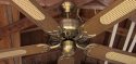 Early 1980s Five Blade GE Vent Ceiling Fan